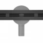 MEXEN - Flat 360° Super Slim podlahový žlab otočný 110, černý 1751110