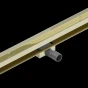 MEXEN - Flat Wall žlab ke stěně 2v1 80 cm zlatý 1530080