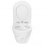 REA - Závěsná WC mísa včetně sedátka Carlos Nature Marble REA-C6606