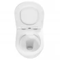 REA - Závěsná WC mísa včetně sedátka Carlos Nature Marble REA-C6606
