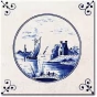 Dlažba Bestile Pamesa Arezzo Marinero 22,5x22,5 MIX