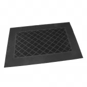 Gumová vstupní kartáčová rohož Squares - Rectangle - 60 x 40 x 0,7 cm
