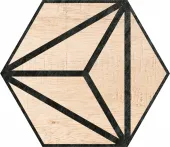 Dlažba Codicer Tribeca Hex 25 Beige 22x25