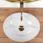 REA - Umyvadlo na desku Sofia Nature Marble REA-U6605