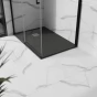 MEXEN - Stone+ sprchová vanička obdélníková 90x80, antracit 44718090