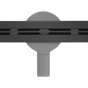 MEXEN - Flat 360° Super Slim podlahový žlab otočný 70, černý 1751070