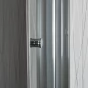 ARTTEC Dvoukřídlé sprchové dveře do niky SALOON 70 - 75 cm čiré sklo