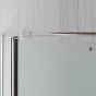 ARTTEC Sprchový kout rohový SALOON A 17 grape sklo 80 x 80 x 198 cm s vaničkou z litého mramoru LINEA