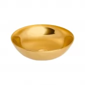 INVENA - Umyvadlo na desku TINOS TREND, 39,5 cm, zlatá lesk CE-43-009-C