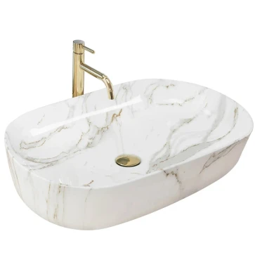 REA - Umyvadlo na desku CLEO 61 Aiax Shiny REA-U9656