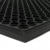 Gumová venkovní vstupní rohož s obvodovou hranou FLOMA Dirt Catcher - 60 x 90 x 1,4 cm
