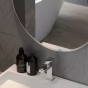 MEXEN - Loft zrcadlo 100 cm, nerezový rám 9850-100-100-000-10