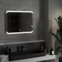 MEXEN - Nida zrcadlo s osvětlením 80 x 60 cm, LED 600 9806-080-060-611-00