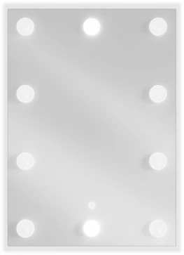 MEXEN - Dona zrcadlo s osvětlením 50 x 70 cm, LED 600 9818-050-070-611-00
