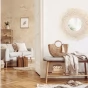 REA - NÁSTĚNNÉ ZRCADLO BOHO 60CM 322051 HOM-03007