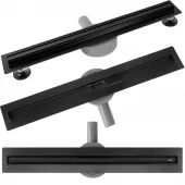REA - Odtokový žlab Neox Slim pro black 100 REA-G2712