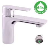 VLTAVA ECO - Umyvadlová baterie bez výpusti, Chrom, 1/2