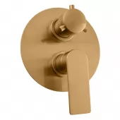 Vodovodní baterie sprchová vestavěná NIL - zlatá - kartáčovaná (NL186KZK)