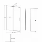 Walk-in sprchový kout VAYO GOLD (BCVAYO90GC)