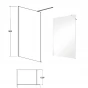 Walk-in sprchový kout ECO-N GOLD (BCEXON90GC)