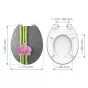 WC prkénko MDF Soft Close Asia High Gloss 80521