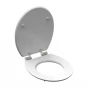 WC prkénko MDF Soft Close Black Stone High Gloss 80535