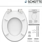 WC prkénko MDF Soft Close Water Drop High Gloss 80544