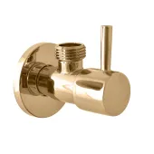 Ventil rohový 1/2“ x 1/2“ - kulatý - zlato (RV0212Z)