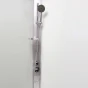 Mereo Sprchový box, čtvercový, 90cm, satin ALU, sklo Point, zadní stěny bílé, SMC vanička, bez stříšky (CK34122KBW)