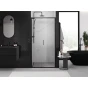 MEXEN - Exo posuvné sprchové dveře 90 cm, transparent, černá 8151-090-000-70-00