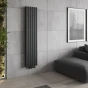 MEXEN - Dallas otopný žebřík/radiátor 1600 x 360 mm, 1039 W, antracit W214-1600-360-00-66
