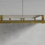 MEXEN - Mars otopný žebřík/radiátor 1500 x 600 mm, 575 W, zlatý W110-1500-600-00-50