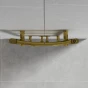 MEXEN - Ares otopný žebřík/radiátor 700 x 400 mm, 189 W, zlatá W102-0700-400-00-50