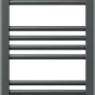 MEXEN - Ares otopný žebřík/radiátor 700 x 400 mm, 240 W, antracit W102-0700-400-00-66
