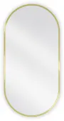 MEXEN - Loft zrcadlo 90 x 45 cm, zlatý rám 9851-090-045-000-50