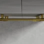 MEXEN - Hades otopný žebřík/radiátor 1200 x 600 mm, 520 W, zlatý W104-1200-600-00-50