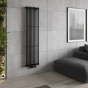 MEXEN - Tulsa otopný žebřík/radiátor 1600 x 420 mm, 613 W, černý W219-1600-420-00-70