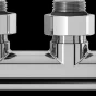 MEXEN - Dvouúhlový radiátorový ventil D50, chrom W907-000-01