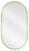 MEXEN - Loft zrcadlo 80 x 45 cm, zlatý rám 9851-080-045-000-50