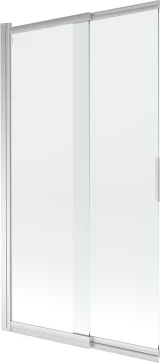 MEXEN - Fox 2-křídlá posuvná vanová zástěna 100 x 150 cm, transparent, chrom 891-100-002-01-00