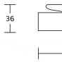 MEXEN - Base mýdlenka, chrom 7088239-00