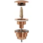 REA - Umyvadlový sifon s univerzální výpustí click-clack Copper Brush REA-A5632