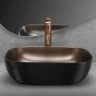 REA - Umyvadlo na desku Belinda COPPER BRUSH / Black REA-U6384