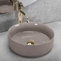 REA - Umyvadlo na desku SAMI Beige Shiny REA-U6382