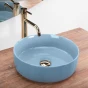 REA - Umyvadlo na desku SAMI L.BLUE SHINY REA-U6619