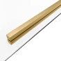 REA - Sprchový kout SOLAR - zlatý Brush 100x80 Bez sprchové vaničky REA-K9509