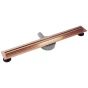 REA - Odtokový žlab Neox Slim pro Brushed Copper 90 REA-G4808