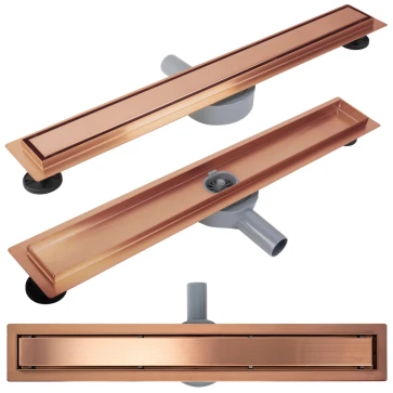REA - Odtokový žlab Neox pro Brushed Copper 100 REA-G4804