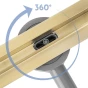 REA - Odtokový žlab Neox Slim pro Gold 100 REA-G5804
