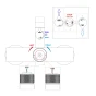Sprchový set SET VENETO+EASY PUSH-15, chrom (OLBA625141)